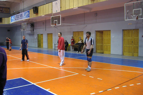 День Здоровья УдГУ - 2011. Волейбол. Игра.