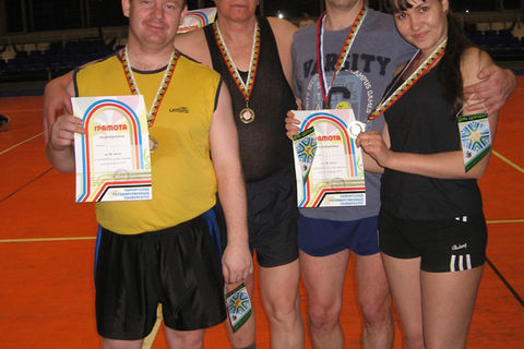 День Здоровья УдГУ - 2011. Волейбол. Бронзовые призеры.