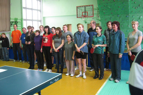 День Здоровья УдГУ - 2011. Настольный теннис. Участники соревнований.